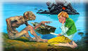 Gollum y Bilbo