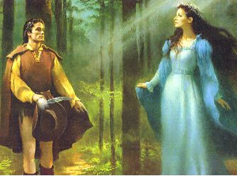 Aragorn y Arwen se encuentran por primera vez